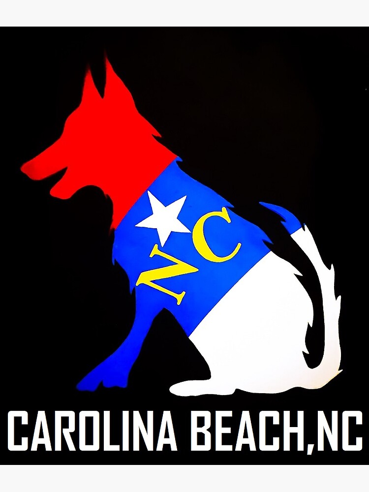 "NC DOG (Carolina Beach, NC) " Sticker for Sale by Workingdogs Redbubble