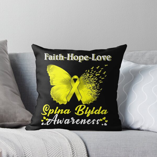 Item preview, Faith Hope Love Butterfly Spina Bifida Awareness designed and sold by Gillosina.