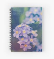 Forget Me Not Spiral Notebook