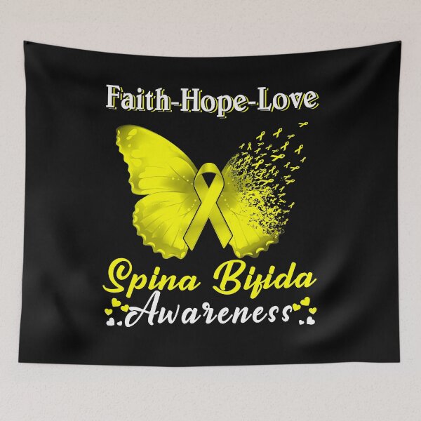 Item preview, Fe Esperanza Amor Mariposa Espina Bífida Conciencia designed and sold by Gillosina.