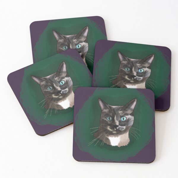 Item preview, Sydney Cat, Purple Background designed and sold by Sharpmichelle.