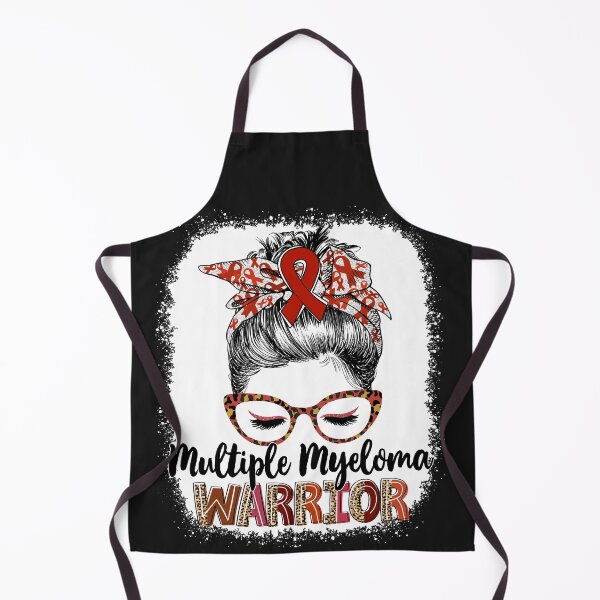 Item preview, Messy Bun Leopard Multiple Myeloma Warrior designed and sold by rechardtee.