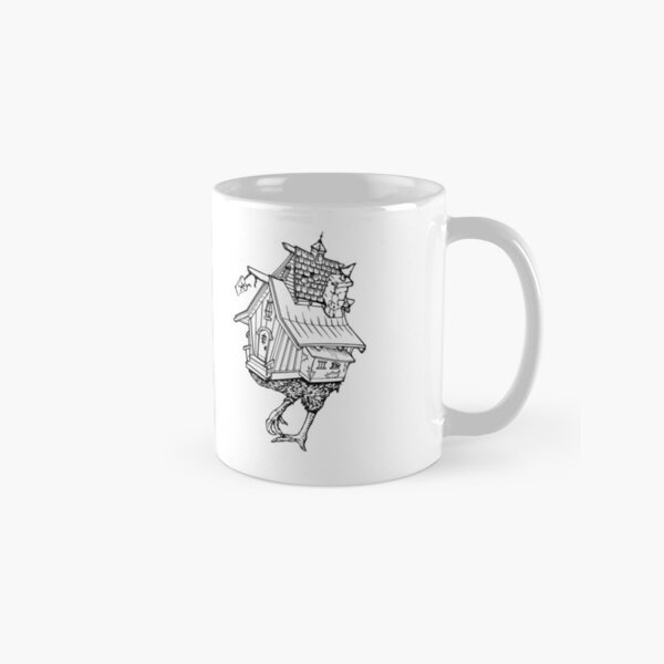 Artikel-Vorschau von Baba Yaga Hühnerbeinhütte, designt und verkauft von happynerdyshirt.