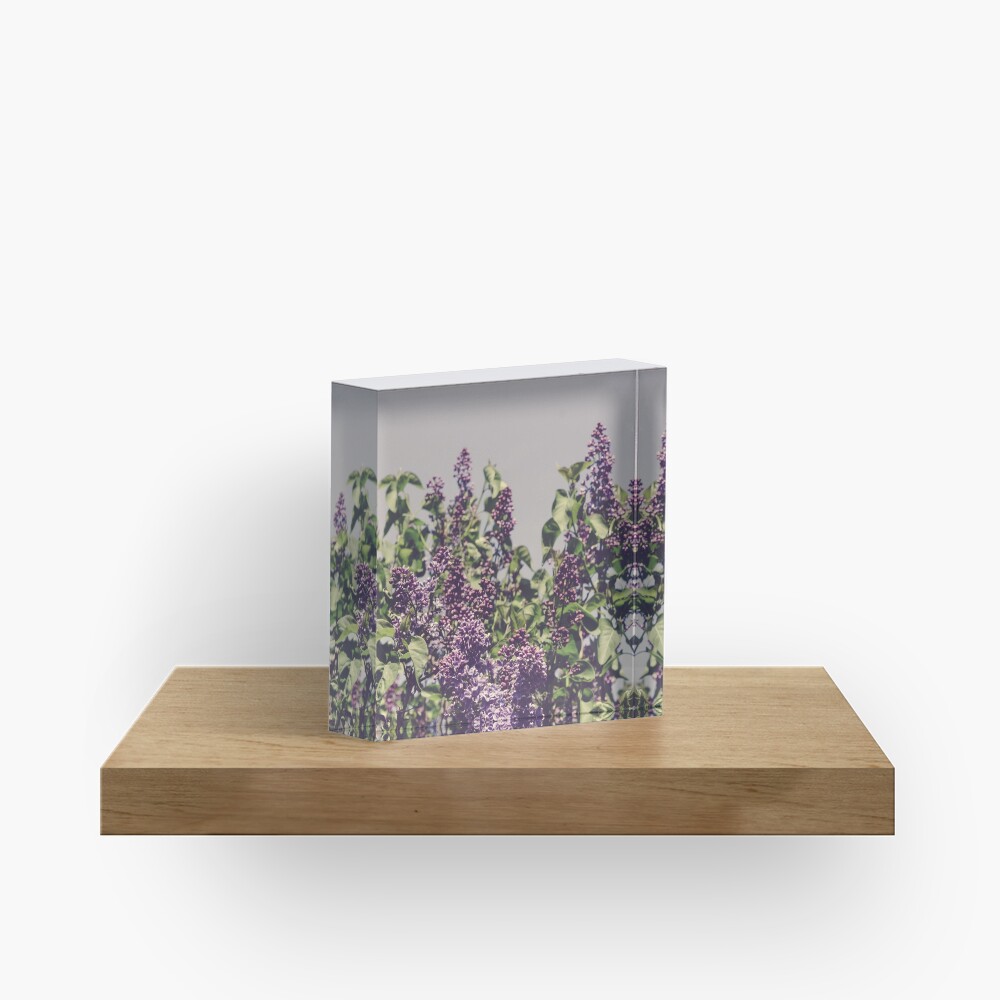 Wild Lilacs Acrylic Block