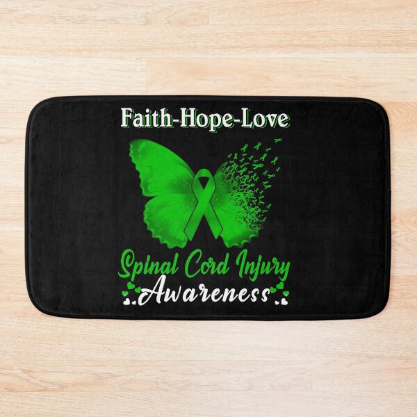 Item preview, Faith Hope Love Butterfly Spinal Cord Injury Awareness designed and sold by Gillosina.
