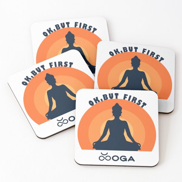 Item preview, Ok But First Yoga  meditation spirit  designed and sold by Salahboulehoual.