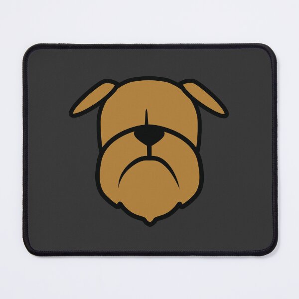 Item preview, Brussels Griffon dog silhouette -  Griff dog face design - Brown Brussels Griffon designed and sold by smooshfaceutd.