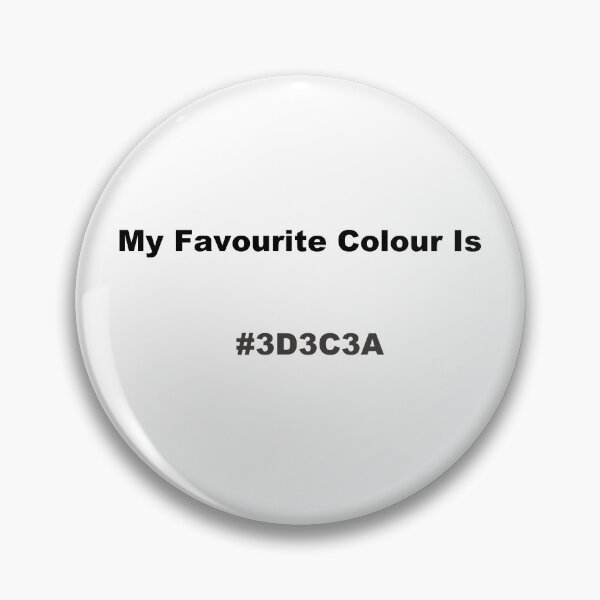 Item preview, My Favourite Colour Is #3D3C3A designed and sold by kiippers.