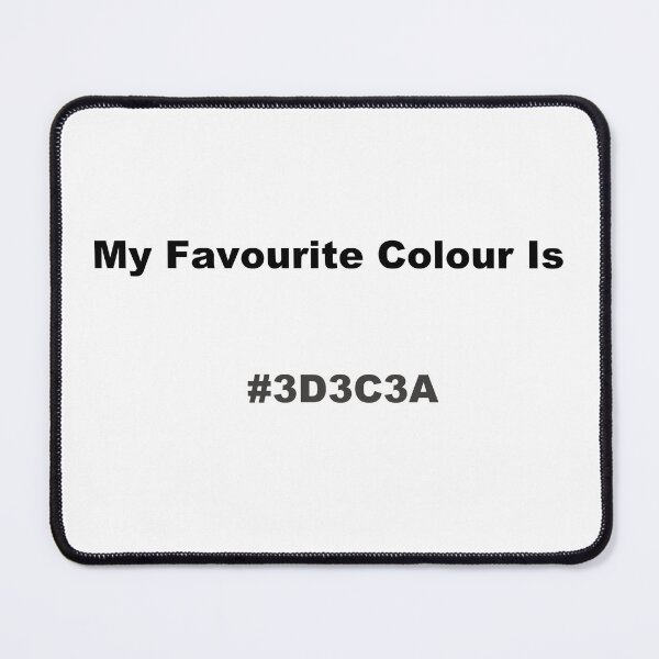 Item preview, My Favourite Colour Is #3D3C3A designed and sold by kiippers.