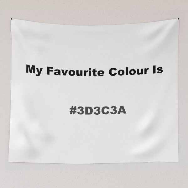 Item preview, My Favourite Colour Is #3D3C3A designed and sold by kiippers.