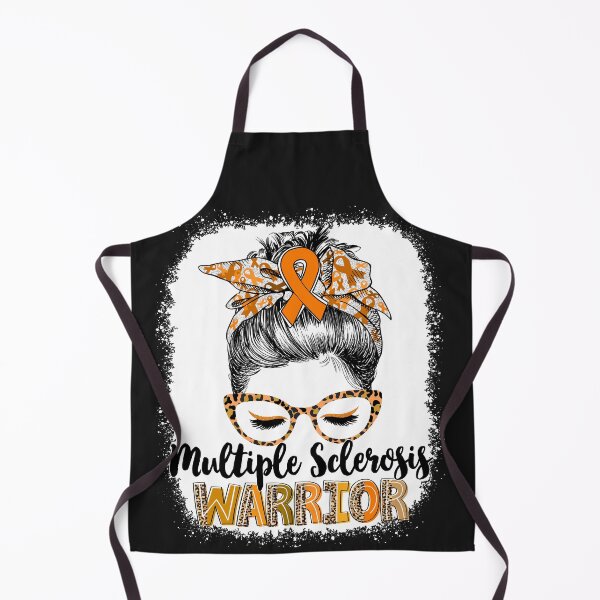 Item preview, Messy Bun Leopard Multiple Sclerosis Warrior designed and sold by rechardtee.