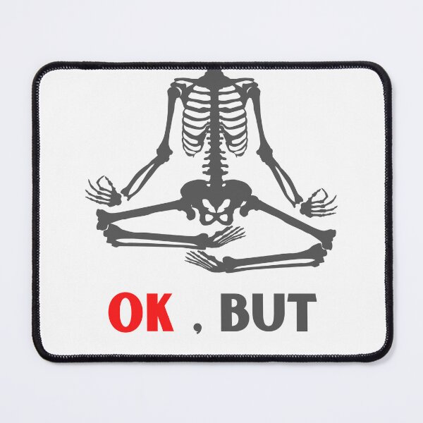 Item preview, ok, but first yoga, halloween, Funny Quotes  designed and sold by Hamidkorti55.