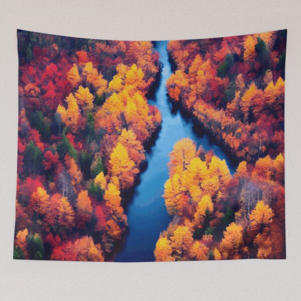 Item preview, Norwegian Forest In Autumn designed and sold by john-ess.