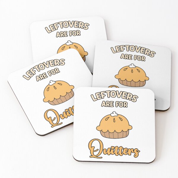 Item preview, Leftovers Are For Quitters Funny Pie Cake Thanksgiving Turkey designed and sold by absolutdesign.