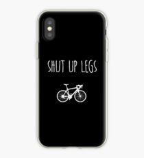Vinilo o funda para iPhone Cállate las piernas Copyright © BonniePortraits en Redbubble.com