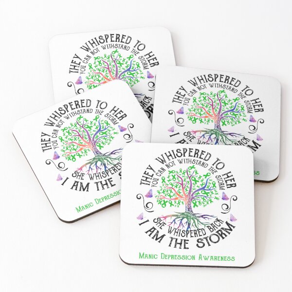 Item preview, Manic Depression Awareness - Manic Depression Warrior I Am The Storm designed and sold by RunningShop.