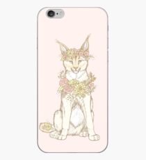 Floral Caracal iPhone Case