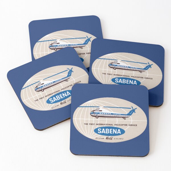 Item preview, 1953 Sabena Helicopter Service designed and sold by historicimage.
