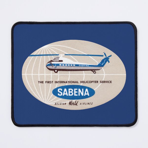 Item preview, 1953 Sabena Helicopter Service designed and sold by historicimage.
