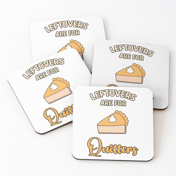 Item preview, Leftovers Are For Quitters Funny Pie Cake Thanksgiving Turkey designed and sold by absolutdesign.