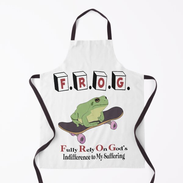 Item preview, Frog Fully Rely On God's Indifference To My Suffering designed and sold by Big Twelve.