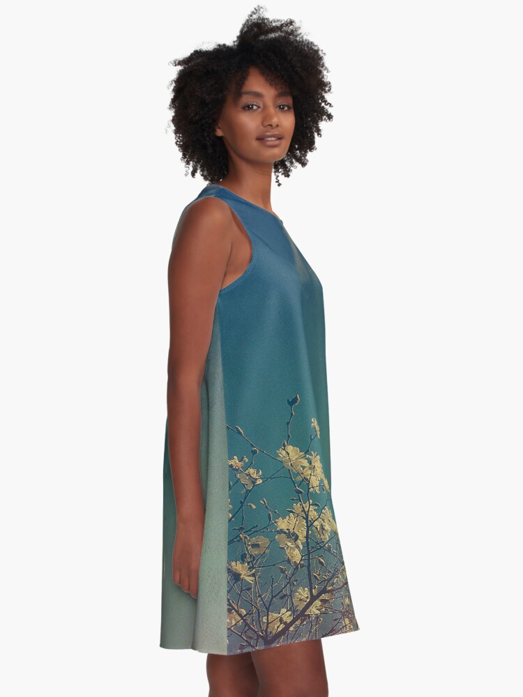 Alternate view of Head in the Clouds A-Line Dress