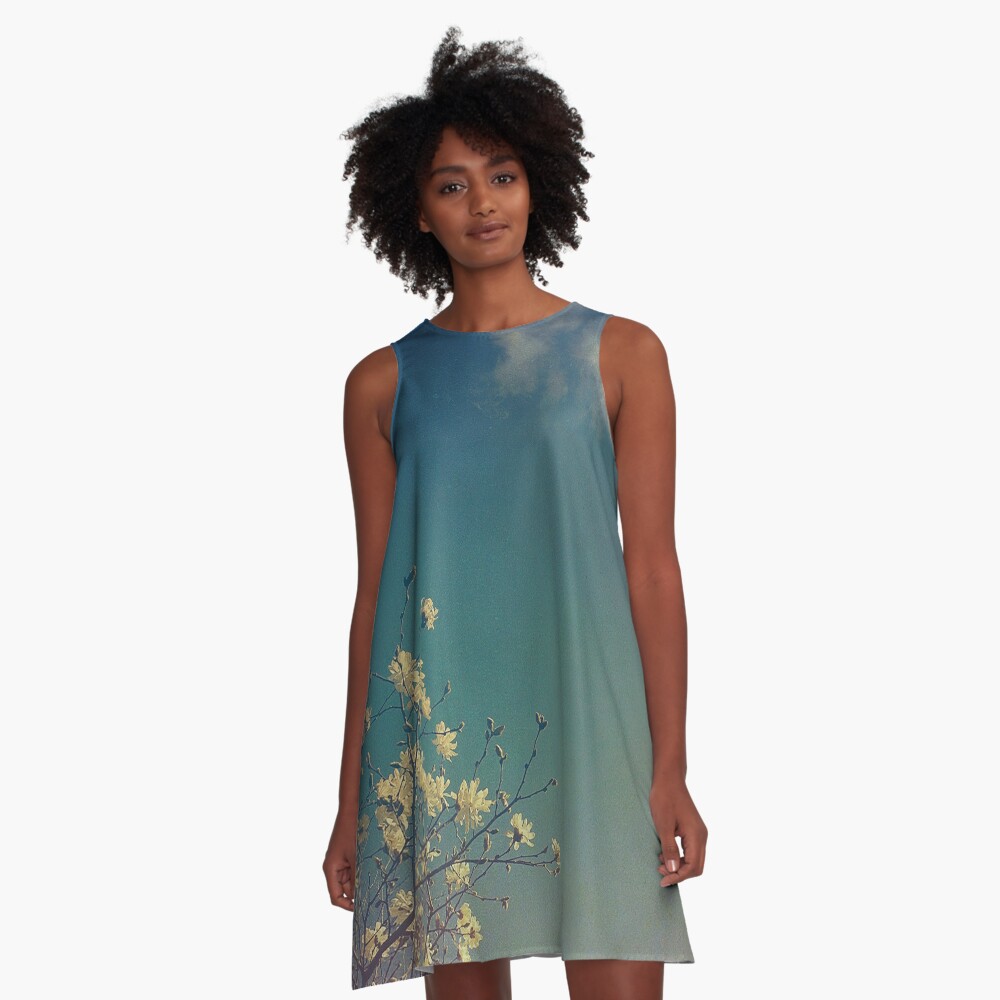 Head in the Clouds A-Line Dress