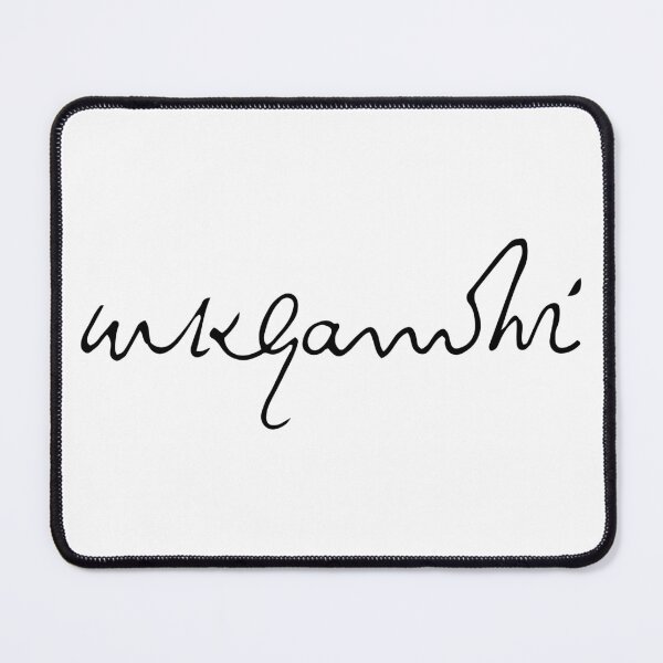 Item preview, Mohandas K Gandhi Signature designed and sold by Gentle40Winks.