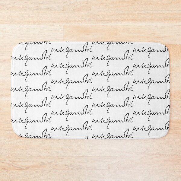 Item preview, Mohandas K Gandhi Signature designed and sold by Gentle40Winks.