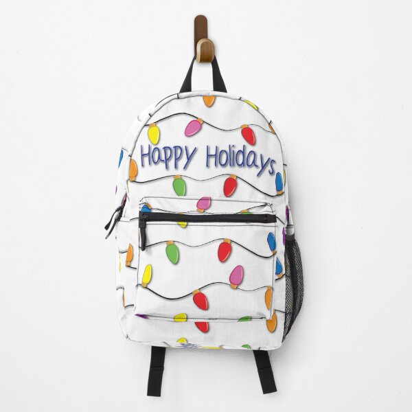 Item preview, Happy Holidays Decked Out in Colorful Lights designed and sold by Chele Martines.
