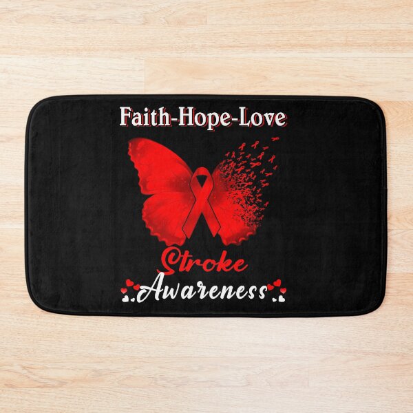 Item preview, Faith Hope Love Butterfly Stroke Awareness designed and sold by Gillosina.