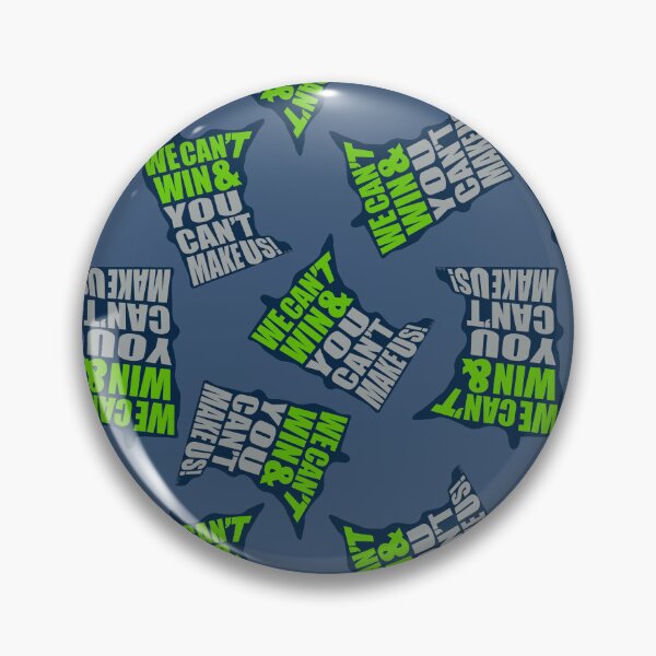 Item preview, We Can't Win & You Can't Make Us MN Basketball Pattern - Minnesota Sports Fans Pattern - Minnesota Basketball Pattern - Green, Gray, & Blue designed and sold by EcoElsa.