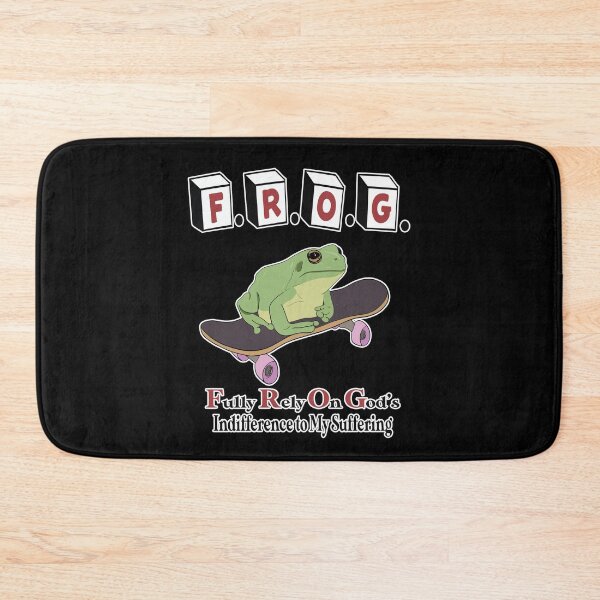 Item preview, Frog Fully Rely On God's Indifference To My Suffering designed and sold by Big Twelve.
