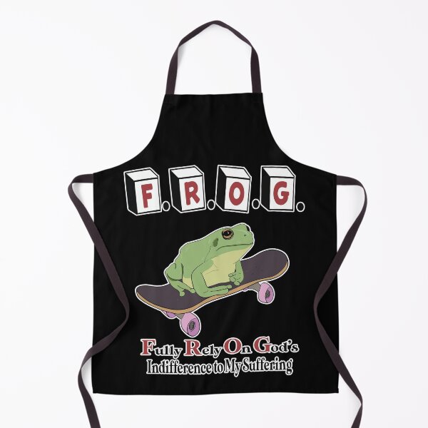Item preview, Frog Fully Rely On God's Indifference To My Suffering designed and sold by Big Twelve.