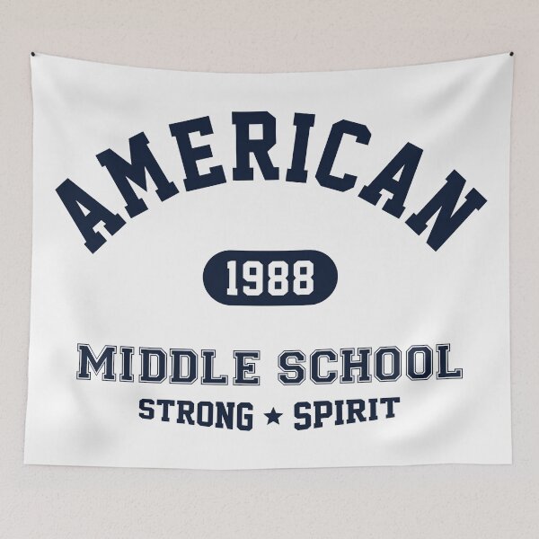 Item preview, AMERICAN MIDDLE SCHOOL STRONG SPIRIT T-SHIRT designed and sold by SNR DESIGNER.