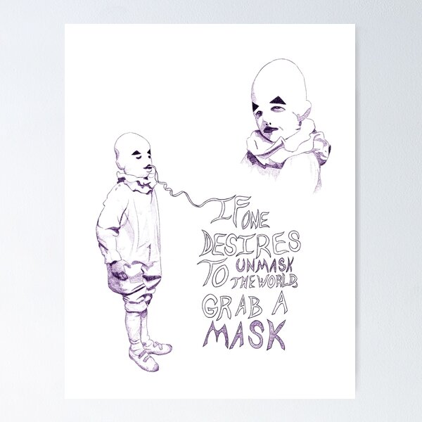 Item preview, Desenmascarar el mundo designed and sold by WorkingClassSketch.