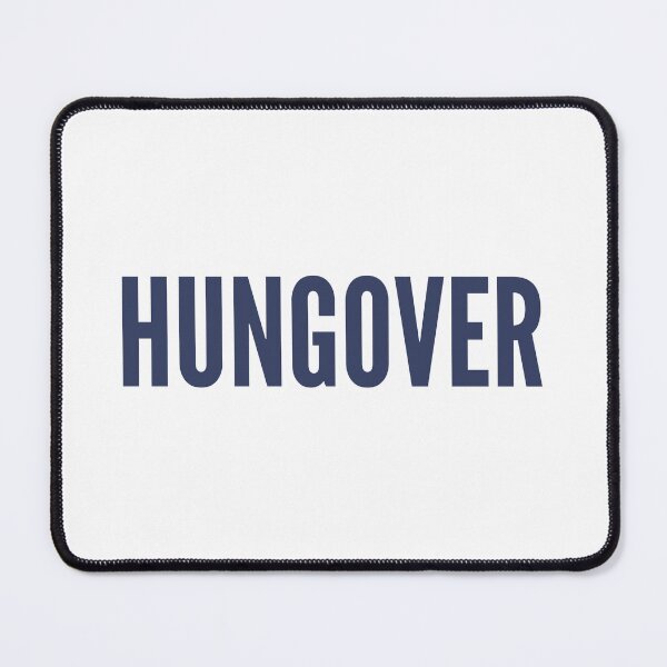 Item preview, Hungover. A Great Design for Those Who Overindulged. Funny Drinking Quote. Navy Blue designed and sold by That Cheeky Tee.