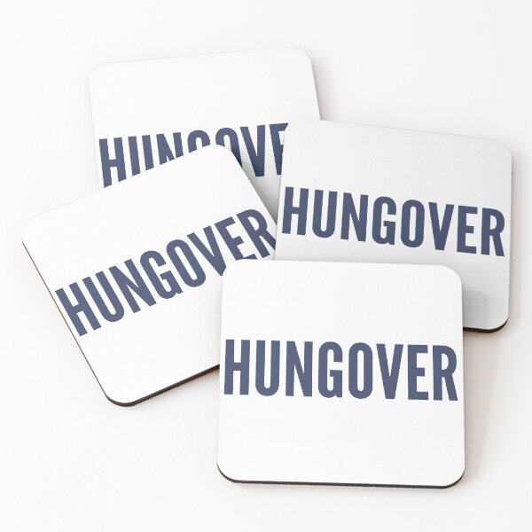 Item preview, Hungover. A Great Design for Those Who Overindulged. Funny Drinking Quote. Navy Blue designed and sold by That Cheeky Tee.