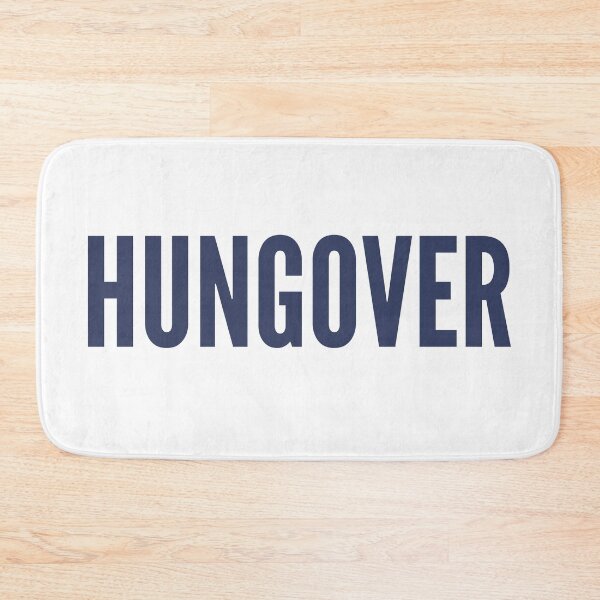Item preview, Hungover. A Great Design for Those Who Overindulged. Funny Drinking Quote. Navy Blue designed and sold by That Cheeky Tee.