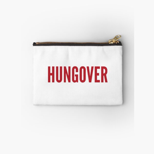Item preview, Hungover. A Great Design for Those Who Overindulged. Funny Drinking Quote. Red designed and sold by That Cheeky Tee.