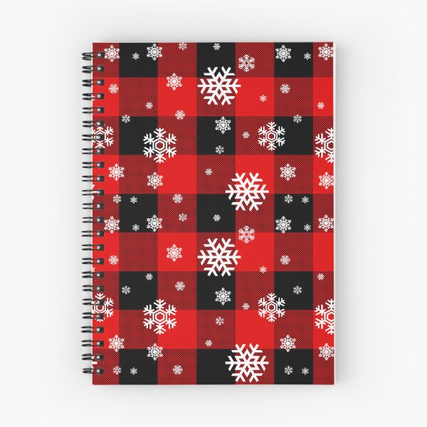 Item preview, Snowflakes Buffalo Plaid Pattern designed and sold by Coffee Lifestyle.