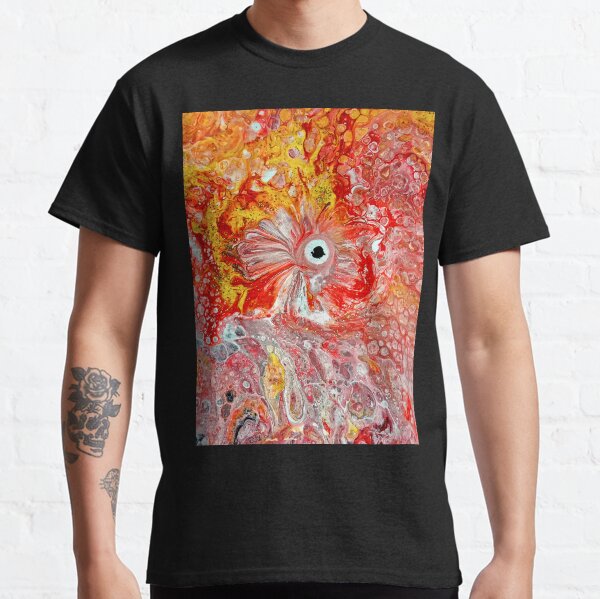 OJO CELULAR EN FLOR Camiseta clásica