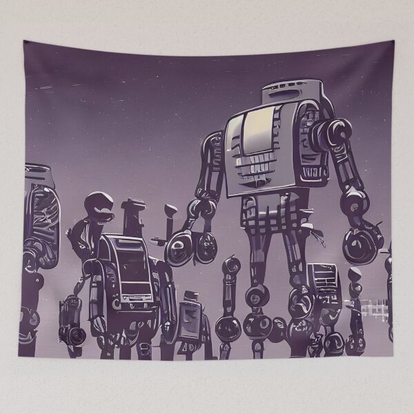 Item preview, The Robot Revolution Begins designed and sold by plainhavoc.