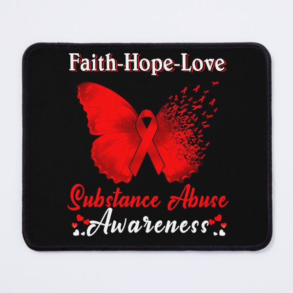 Item preview, Faith Hope Love Butterfly Substance Abuse Awareness designed and sold by Gillosina.
