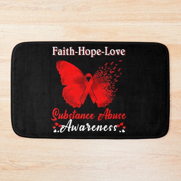Item preview, Faith Hope Love Butterfly Substance Abuse Awareness designed and sold by Gillosina.