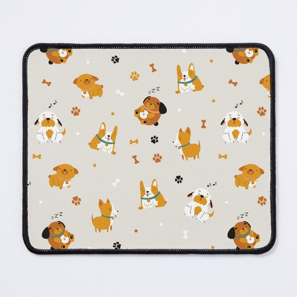 Item preview, Derpy cute doggies pattern designed and sold by origamishop.