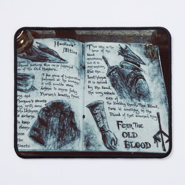 Item preview, Bloodborne Hunter Archive Entry 001 designed and sold by Technomancer-01.