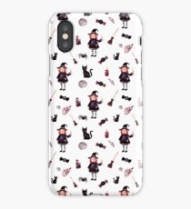 Little Witch Pattern iPhone Case