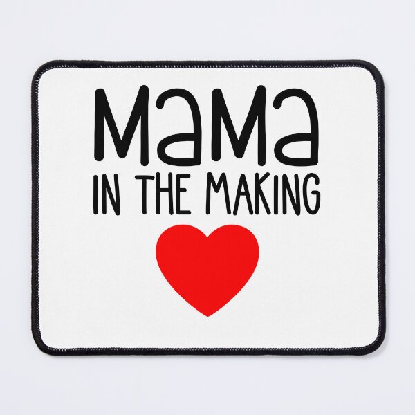 Item preview, Mama In The Making. Mommy To Be. Black and Red designed and sold by That Cheeky Tee.
