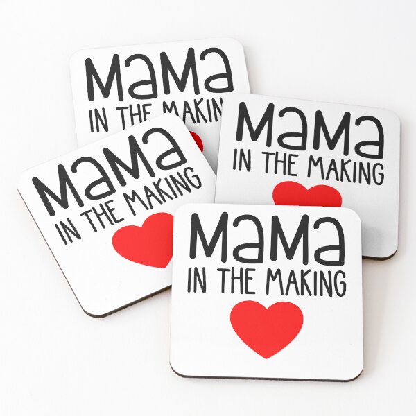 Item preview, Mama In The Making. Mommy To Be. Black and Red designed and sold by That Cheeky Tee.
